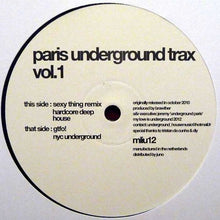 Load image into Gallery viewer, Paris Underground Trax : Vol. 1 (12&quot;, RE, RM)
