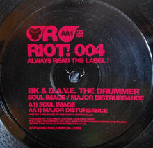 Load image into Gallery viewer, BK &amp; D.A.V.E. The Drummer : Soul Image / Major Disturbance (12")
