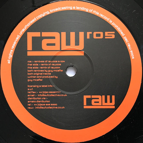 Guy McAffer : RAW R05 (12