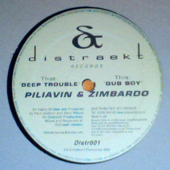 Piliavin & Zimbardo : Deep Trouble / Dub Boy (12