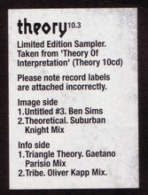 Load image into Gallery viewer, Ben Sims : 10.3 Sampler (12", Ltd, Smplr)
