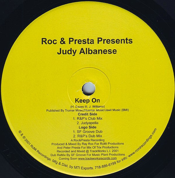 Roc & Presta Presents Judy Albanese : Keep On (12