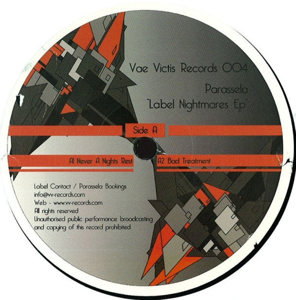 Parassela : Label Nightmares EP (12