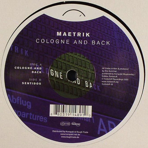 Maetrik : Cologne And Back (12