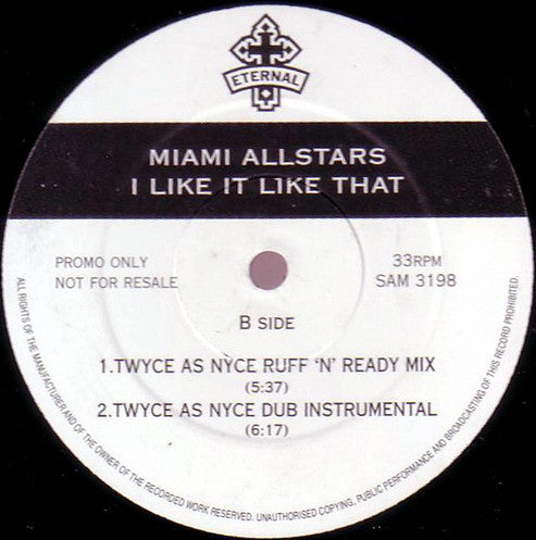 The Miami Allstars : I Like It Like That (12