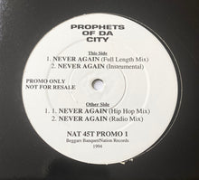 Load image into Gallery viewer, Prophets Of Da City : Never Again (12&quot;, Promo)
