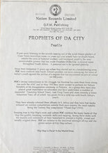 Load image into Gallery viewer, Prophets Of Da City : Never Again (12&quot;, Promo)
