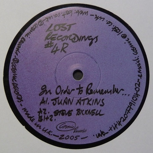 Steve Bicknell : In Order To Remember (Redefined) (12