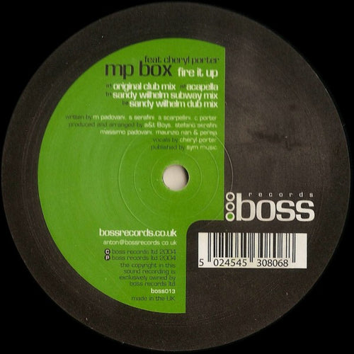 MP Box Feat. Cheryl Porter : Fire It Up (12