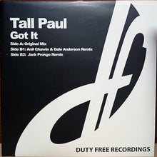 Load image into Gallery viewer, Tall Paul : Got It (12&quot;)
