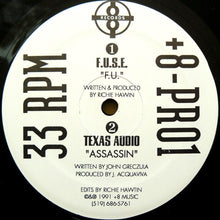 Load image into Gallery viewer, Groove Sector (3) / F.U.S.E. / Texas Audio : No Restrictions / F.U. / Assassin (12")
