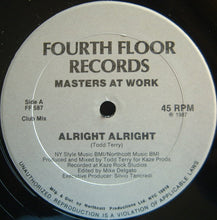 Load image into Gallery viewer, Masters At Work (2) : Alright Alright (12")
