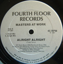 Load image into Gallery viewer, Masters At Work (2) : Alright Alright (12")
