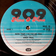 Load image into Gallery viewer, Andy Paul : Now That I've Found You (12", Single)
