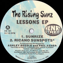 Load image into Gallery viewer, The Rising Sunz : Lessons EP (12", EP)
