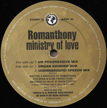 Load image into Gallery viewer, Romanthony : Ministry Of Love (12")
