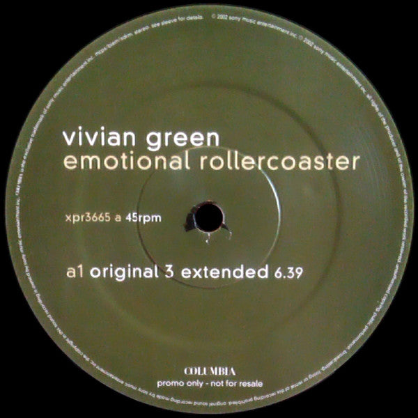 Vivian Green : Emotional Rollercoaster (12