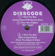 Load image into Gallery viewer, Disscode : I Want You Boy (12&quot;)
