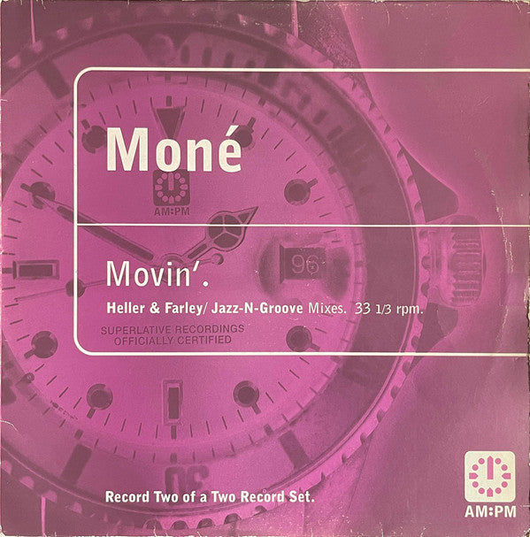 Moné : Movin' (Heller & Farley / Jazz-N-Groove Mixes) (12