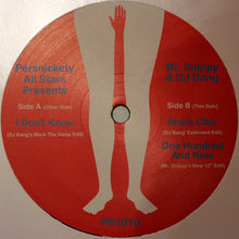 Load image into Gallery viewer, Persnickety All Stars* : Mr. Snippy &amp; DJ Bang (12")
