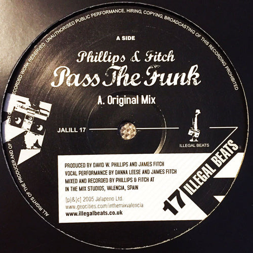Phillips & Fitch : Pass The Funk (12