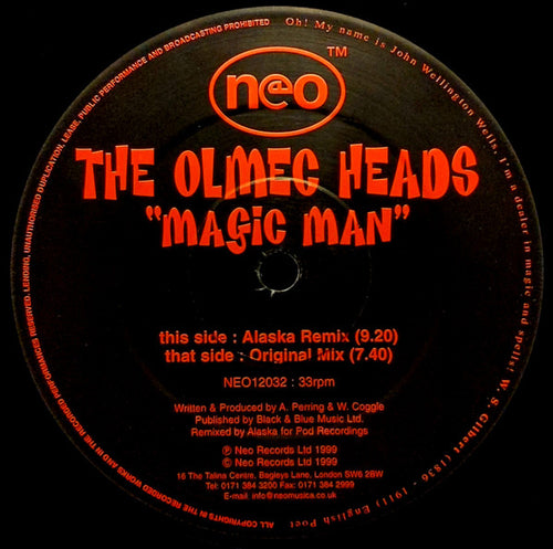 The Olmec Heads : Magic Man (12