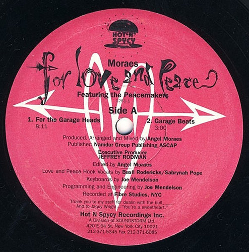 Angel Moraes Featuring The Peacemakers (2) : For Love And Peace (12