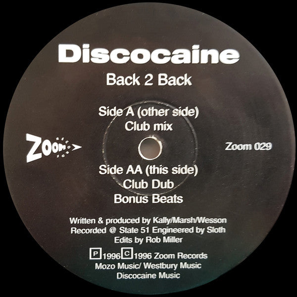 Discocaine : Back 2 Back (12