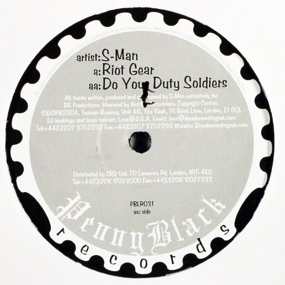 S-Man* : Riot Gear / Do Your Duty Soldiers (12