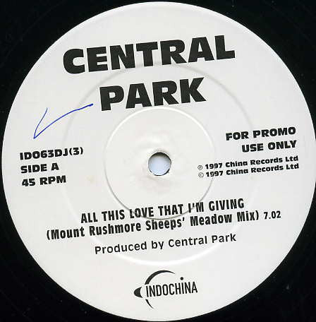 Central Park (2) : All This Love That I'm Giving (12