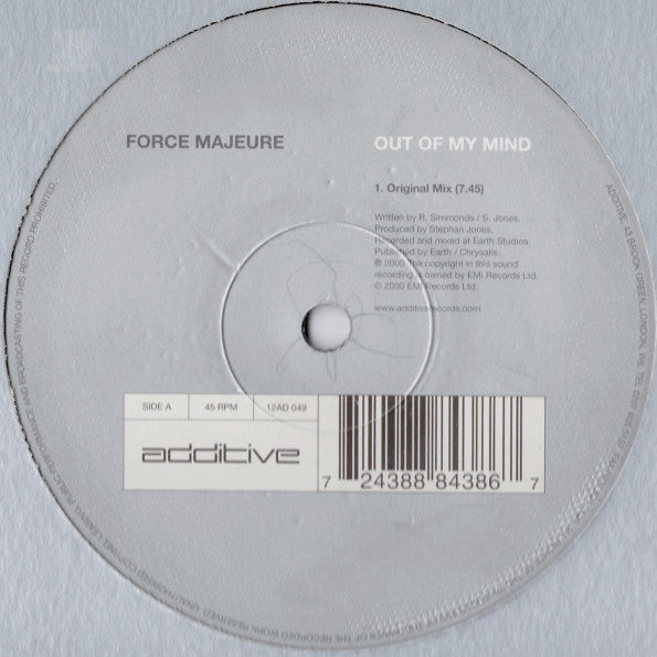 Force Majeure : Out Of My Mind (12