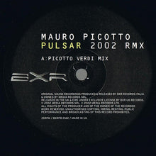 Load image into Gallery viewer, Mauro Picotto : Pulsar 2002 Rmx (12&quot;)
