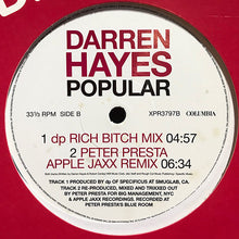 Load image into Gallery viewer, Darren Hayes : Popular (12&quot;, Promo)
