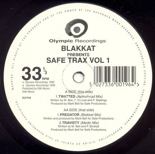 Blakkat : Safe Trax Vol 1 (12