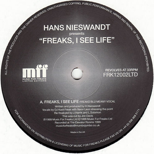 Hans Nieswandt : Freaks, I See Life (12