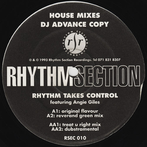 Rhythm Section (2) : Rhythm Takes Control (House Mixes) (12