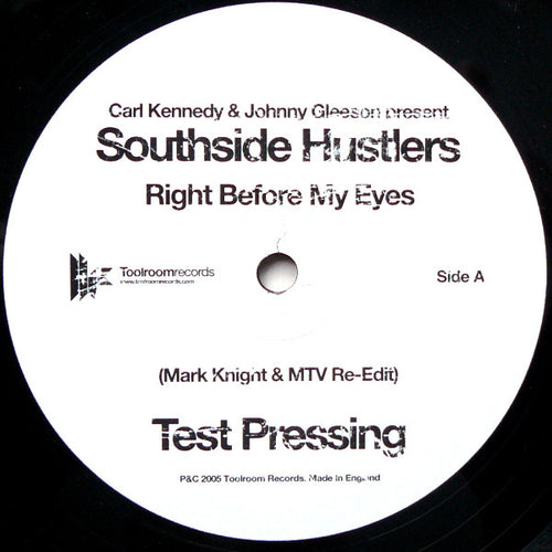 Carl Kennedy & Johnny Gleeson Present Southside Hustlers / Deepgroove : Right Before My Eyes / Break Of Dawn (12