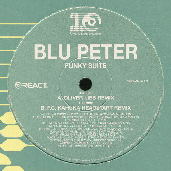 Blu Peter : Funky Suite (12