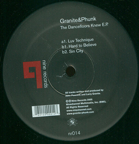 Granite & Phunk : The Dancefloors Knew E.P. (12