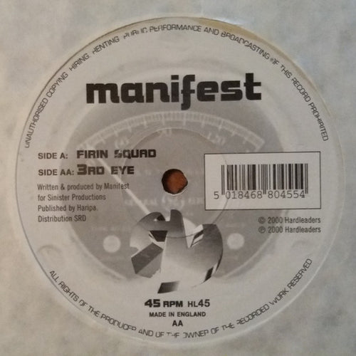 Manifest : Firin Squad / 3rd Eye (12