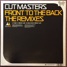 Load image into Gallery viewer, Cut Masters : Front To The Back (The Remixes) (12&quot;)
