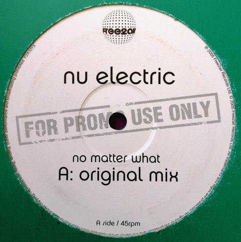 Nu Electric : No Matter What (12