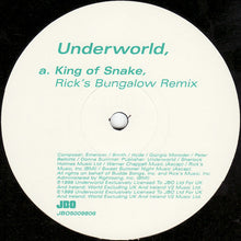 Load image into Gallery viewer, Underworld : King Of Snake (12", Single)
