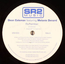 Load image into Gallery viewer, Dean Coleman Featuring Melanie Denard : Remember (12&quot;)
