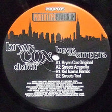Load image into Gallery viewer, Bryan Cox Featuring Dutch : Beats For The Streets (12")

