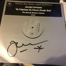 Load image into Gallery viewer, Jocelyn Enriquez : So Fabulous So Fierce (Freak Out) (The Duncan Glasson Remixes) (12&quot;, Promo)
