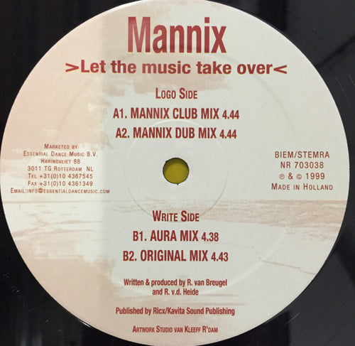 Mannix (3) : Let The Music Take Over (12