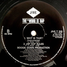 Load image into Gallery viewer, Boogie Down Productions : Why Is That? (12&quot;, Single)
