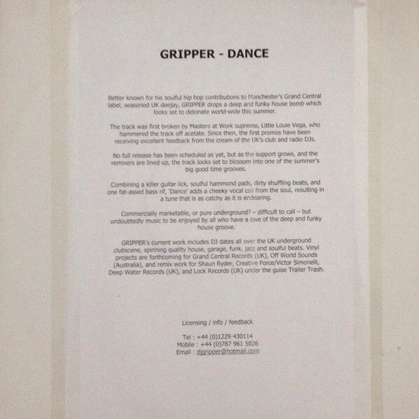 Gripper (7) : Dance (12