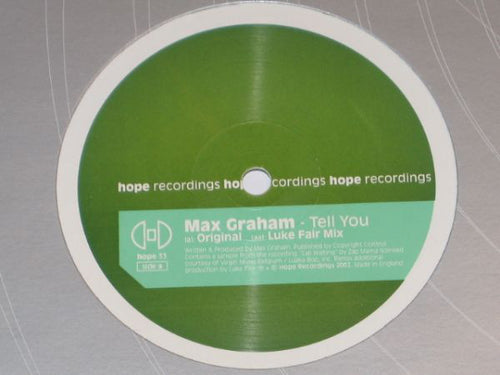 Max Graham : Tell You (12